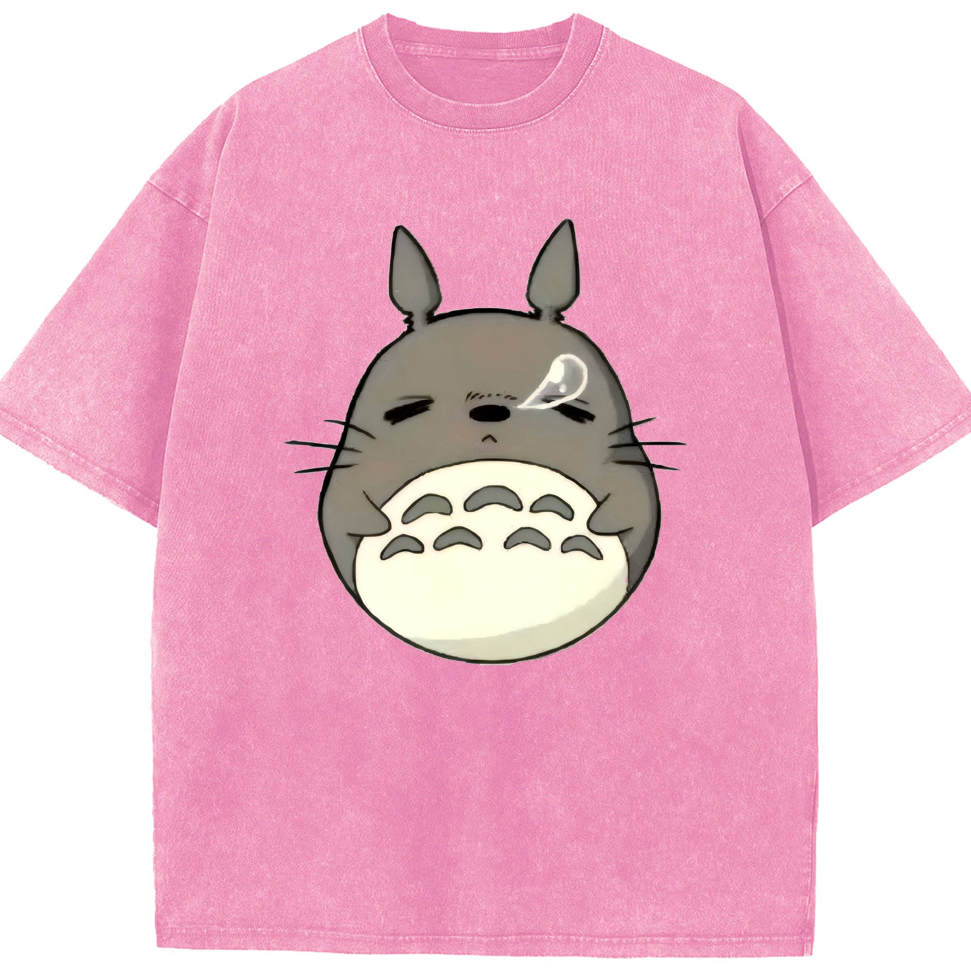 （画像用） となりのトトロ 草壁メイ 草壁サツキ My Neighbor Totoro Satsuki Kusakabe Mei Kusakabe 綿100% ヴィンテージ風 半袖Tシャツ（フロントプリント）